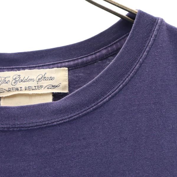 REMI RELIEF レミレリーフ 日本製 半袖 Tシャツ S ネイビー メンズ