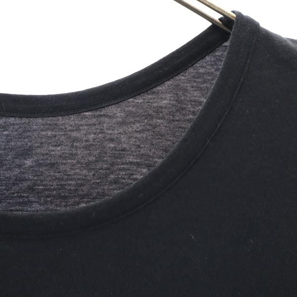 Y's ワイズ 日本製 半袖 デザイン カットソー 2 ブラック系 レディース