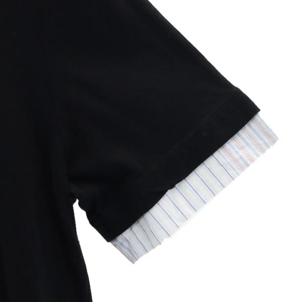 Y's ワイズ 日本製 半袖 デザイン カットソー 2 ブラック系 レディース