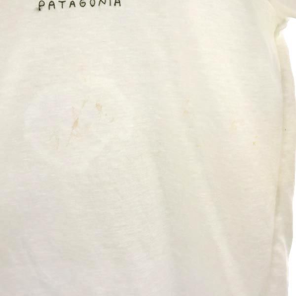 patagonia パタゴニア アウトドア 半袖 Tシャツ M ホワイト系 レディース