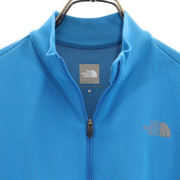 THE NORTH FACE ノースフェイス アウトドア NTW35101 長袖 ハーフジップ Tシャツ M ブルー系 レディース