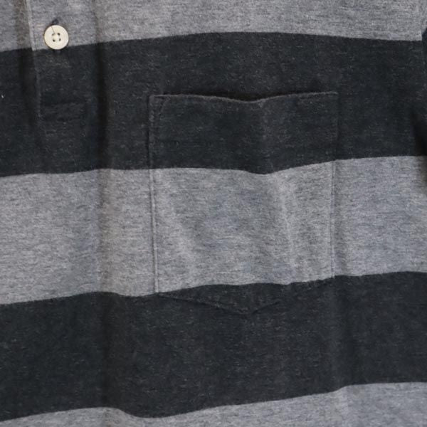 patagonia パタゴニア アウトドア ボーダー 半袖 ポロシャツ XS グレー系 メンズ