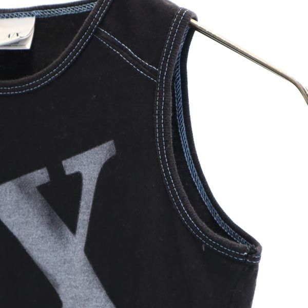 ARMANI EXCHANGE アルマーニエクスチェンジ USA製 ノースリーブ タンクトップ XS ブラック系 レディース