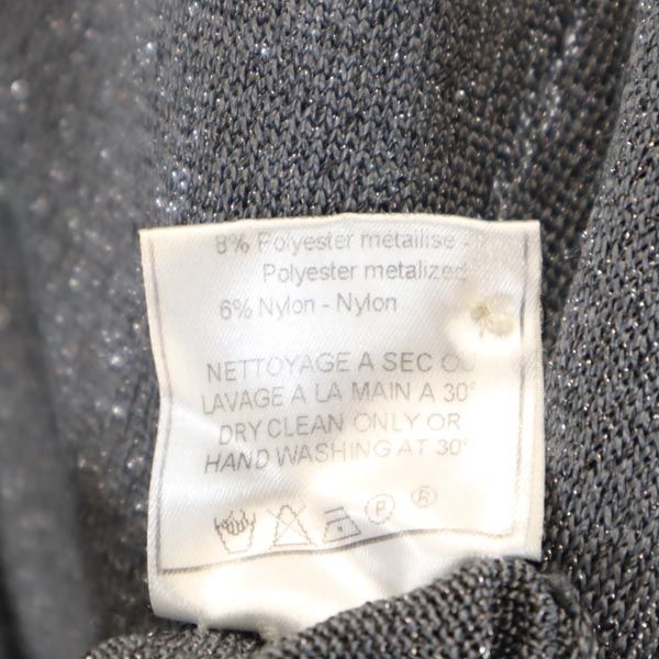 Christian Dior クリスチャンディオール イタリア製 長袖 シャツ XL グレー系 レディース