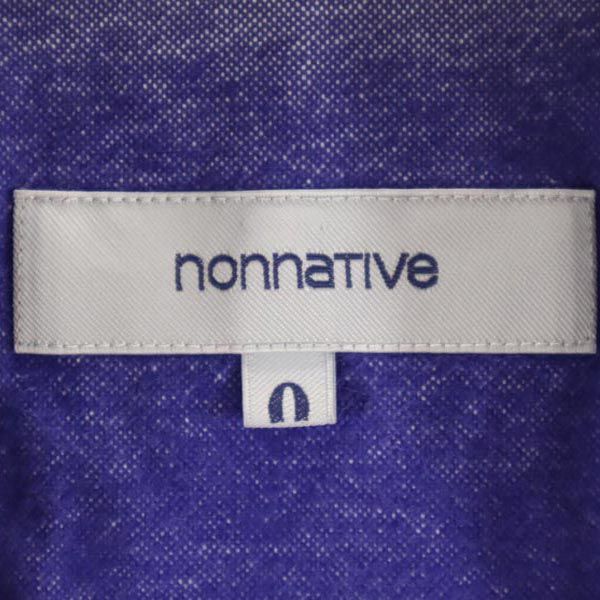 nonnative ノンネイティブ 日本製 長袖 ボタンダウンシャツ 0 ブルー メンズ