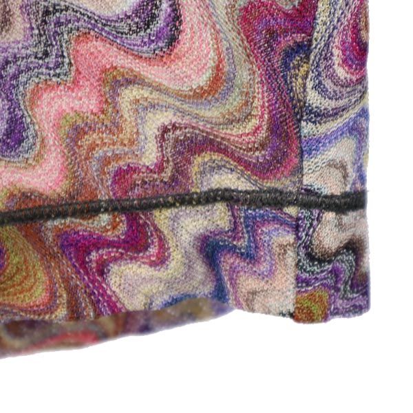 Missoni ミッソーニ イタリア製 総柄 長袖 カットソー 40 ウエストベルト レディース