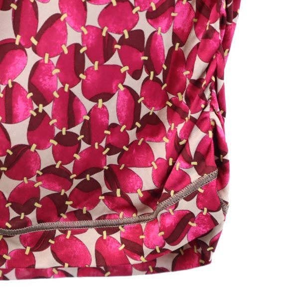 Missoni ミッソーニ イタリア製 総柄 長袖 カットソー 40 ピンク系 レディース