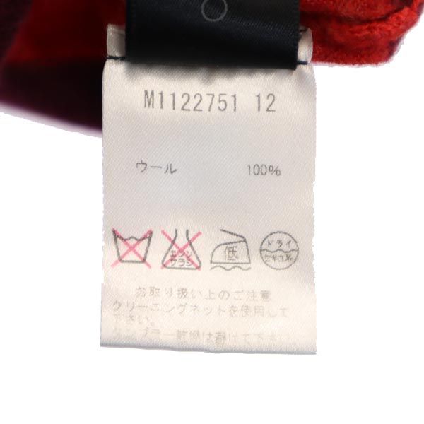 MARC BY MARC JACOBS マークバイマークジェイコブス ボーダー柄 長袖 セーター XS 赤系 ニット メンズ