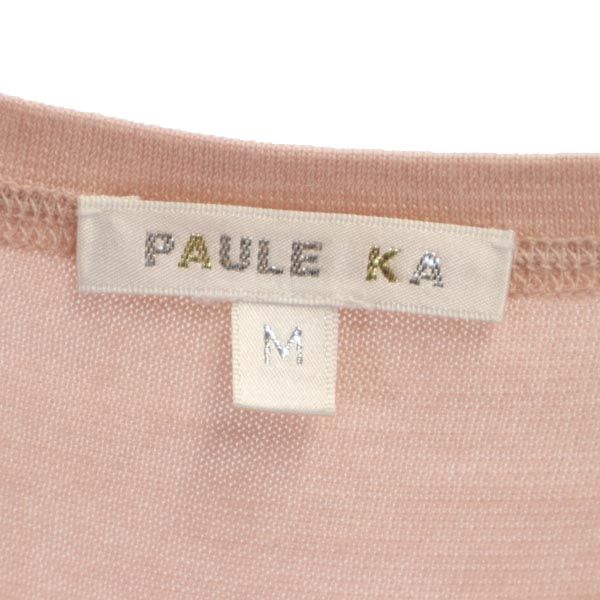 PAULE KA ポールカ 長袖 2点セット アンサンブル M ピンク カーディガン レディース