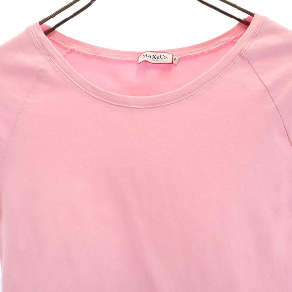 MAX&CO マックスアンドコー 半袖 Tシャツ M ピンク フレンチスリーブ レディース