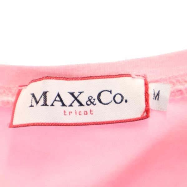 MAX&CO マックスアンドコー 半袖 Tシャツ M ピンク フレンチスリーブ レディース