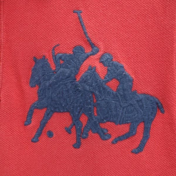Polo by Ralph Lauren ポロバイラルフローレン 半袖 ポロシャツ 6 オレンジ系 鹿の子 キッズ