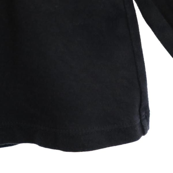 BURBERRY バーバリー 日本製 長袖 Tシャツ 130 ブラック系 ロンT キッズ