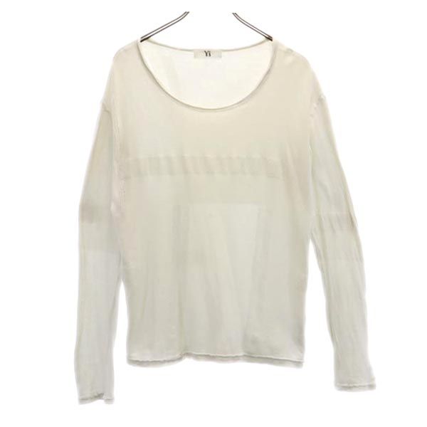 ワイズ 日本製 長袖 Tシャツ 3 ホワイト系 Y's メンズ