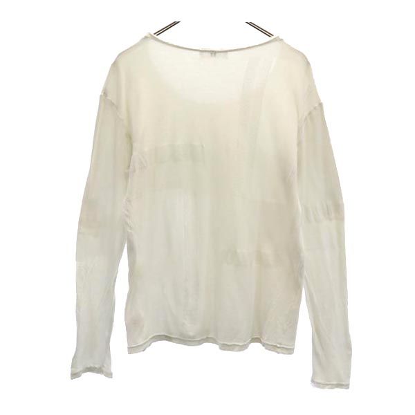 ワイズ 日本製 長袖 Tシャツ 3 ホワイト系 Y's メンズ