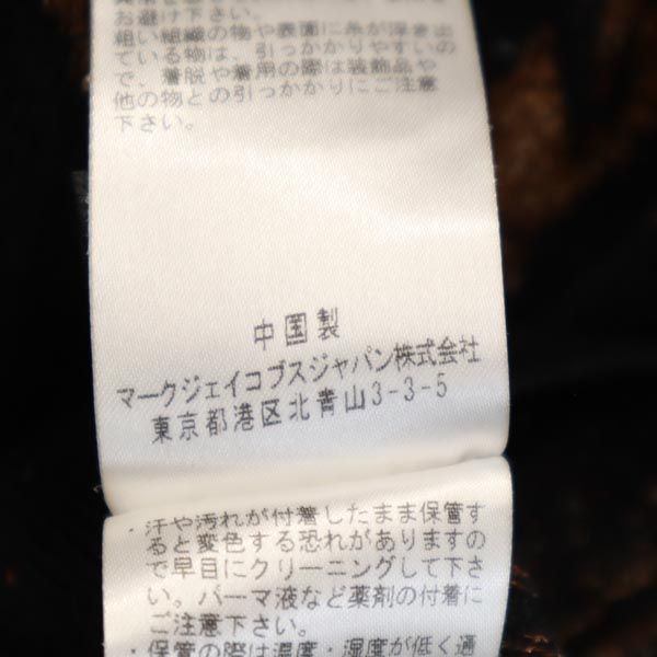 MARC BY MARC JACOBS マークバイマークジェイコブス ウールブレンド 長袖 ニット カーディガン XS ブラック系 レディース