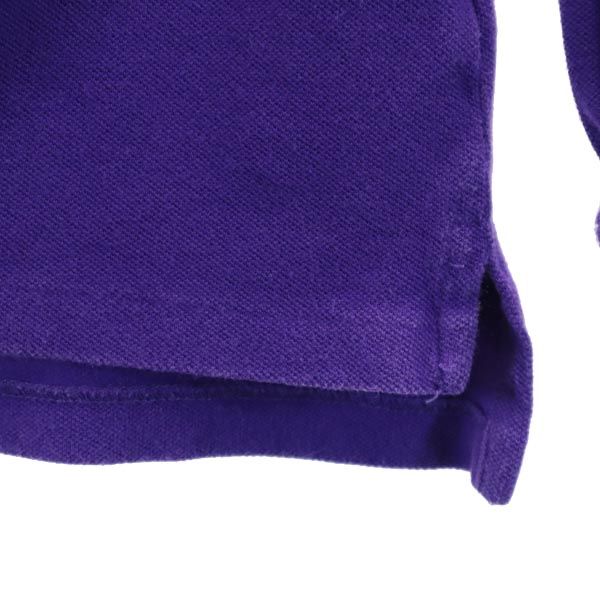 POLO RALPH LAUREN ポロラルフローレン ビッグポニー 長袖 ポロシャツ 6 パープル キッズ