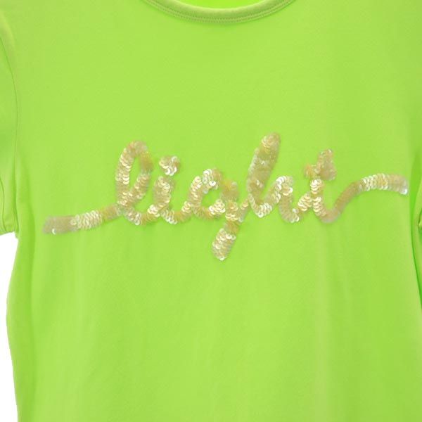 MOSCHINO モスキーノ 半袖 Tシャツ USA8 グリーン系 スパンコール レディース