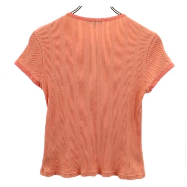 バーバリー 三陽商会 半袖 ヘンリーネック Tシャツ 160A オレンジ系 BURBERRY キッズ