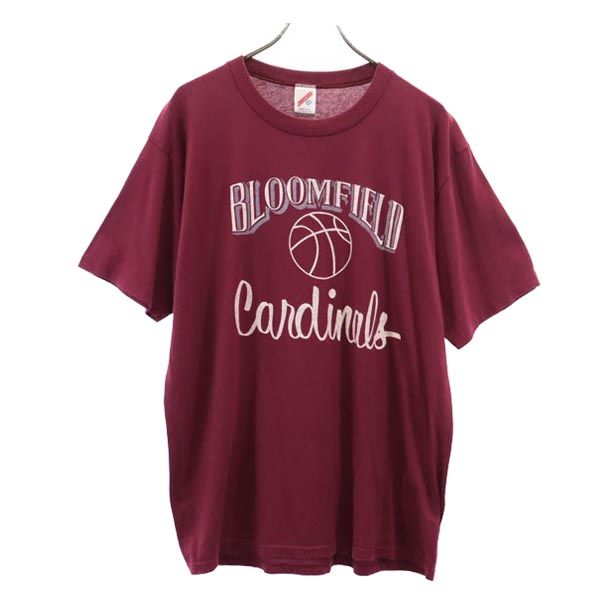 JERZEES ジャージーズ 90s オールド USA製 半袖 Tシャツ XXL えんじ メンズ