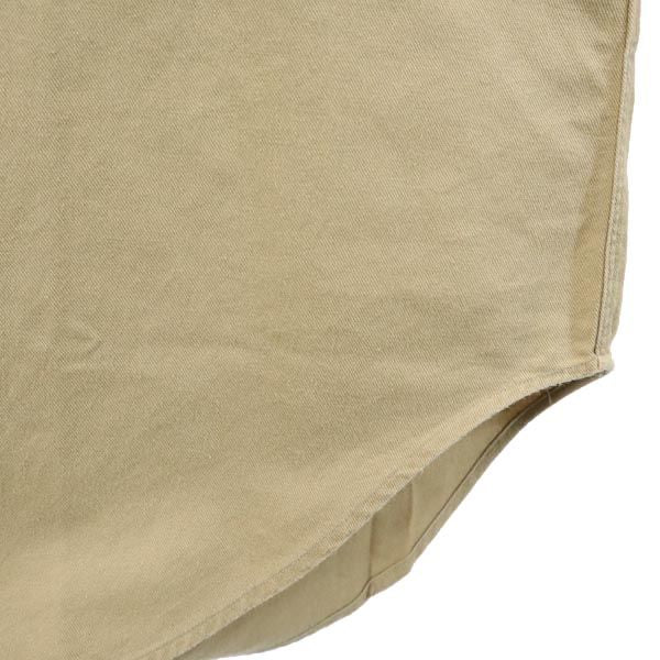 RALPH LAUREN ラルフローレン 長袖 シャツ L カーキ系 エルボーパッチ レディース