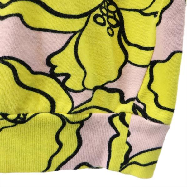 SPORTMAX CODE スポーツ マックスコード 総柄 長袖 スウェット トレーナー XL イエロー系 レディース