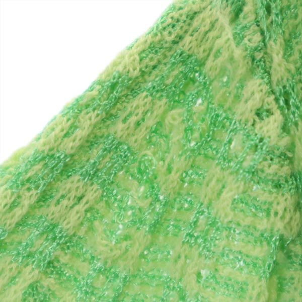 Missoni ミッソーニ イタリア製 ウールブレンド ボーダー アンサンブル ニット カーディガン グリーン系 レディース