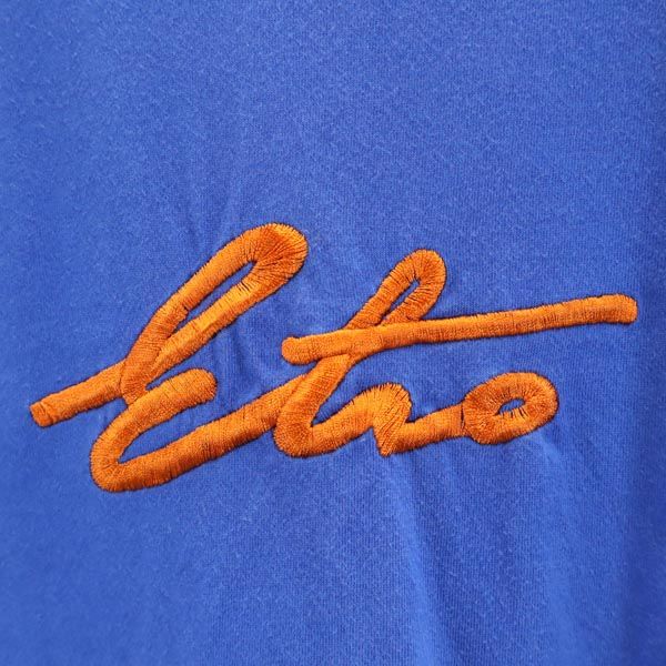 ETRO エトロ イタリア製 半袖 Tシャツ 42 ブルー レディース