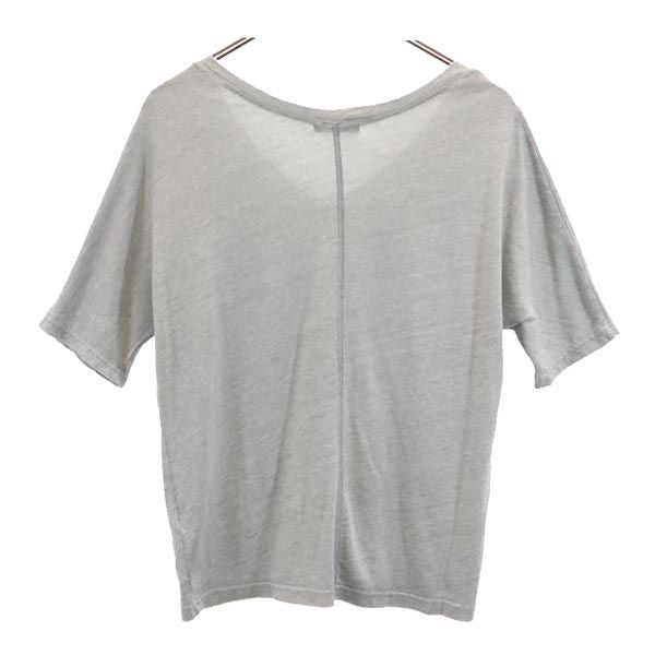 ジャーナルスタンダード 日本製 半袖 Vネック Tシャツ F グレー系 JOURNAL STANDARD レディース