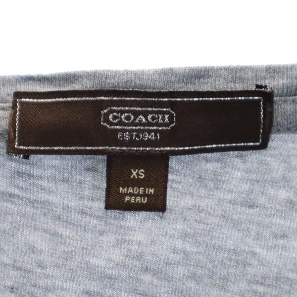 コーチ 半袖 Tシャツ XS グレー系 COACH レディース