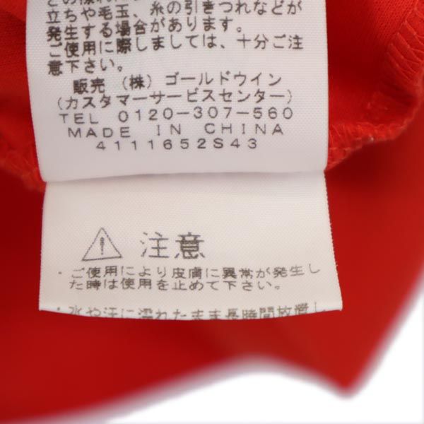 THE NORTH FACE ノースフェイス アウトドア NT11571 半袖 Tシャツ L レッド系 メンズ