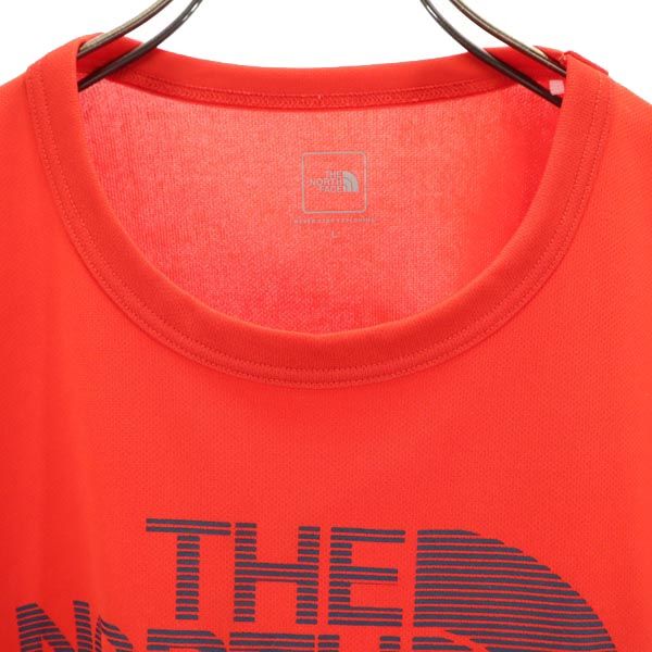 THE NORTH FACE ノースフェイス アウトドア NT11571 半袖 Tシャツ L レッド系 メンズ