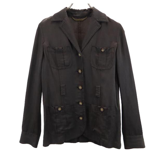 Michael Kors マイケルコース テーラードジャケット 4 ブラウン レディース