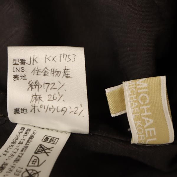 Michael Kors マイケルコース テーラードジャケット 4 ブラウン レディース