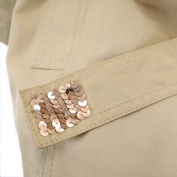 SONIA SONIA RYKIEL ソニアソニアリキエル ジャケット 38 ベージュ ウエストベルト レディース