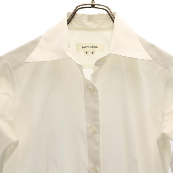 Pierre Cardin ピエールカルダン 長袖 シャツ ホワイト系 レディース