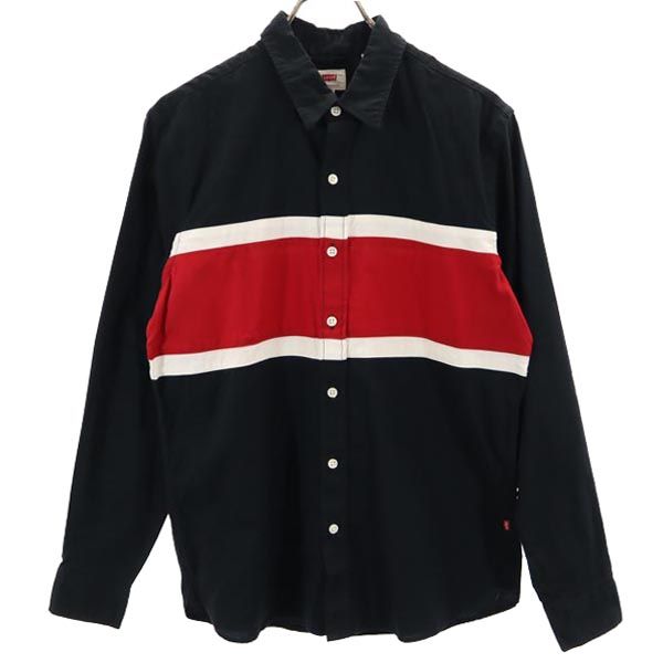 Levi's リーバイス 長袖 シャツ M ブラック メンズ