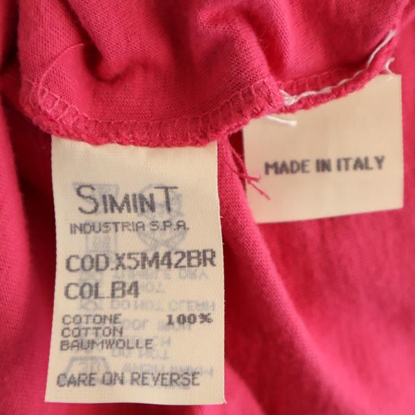 ARMANI JEANS アルマーニジーンズ 未使用 イタリア製 長袖 Tシャツ 44 ピンク ロンT メンズ