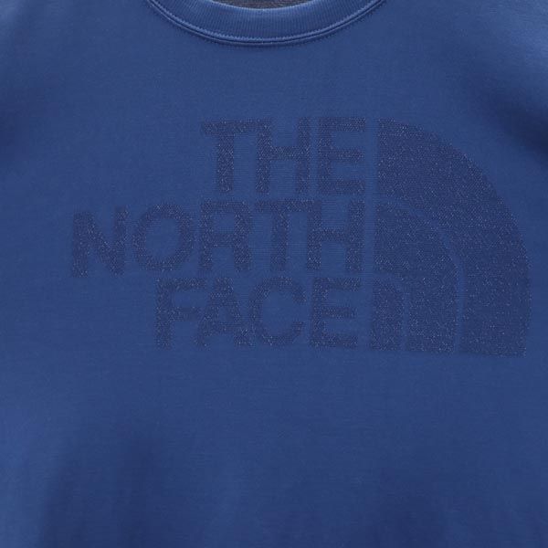 THE NORTH FACE ノースフェイス アウトドア NT61605 プリント 長袖 トレーナー L ネイビー系 メンズ