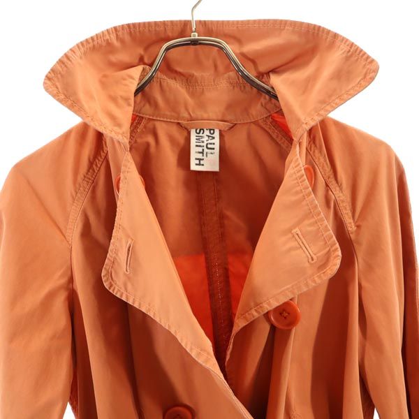 Paul Smith ポールスミス トレンチ風 ジャケット 42 オレンジ系 レディース