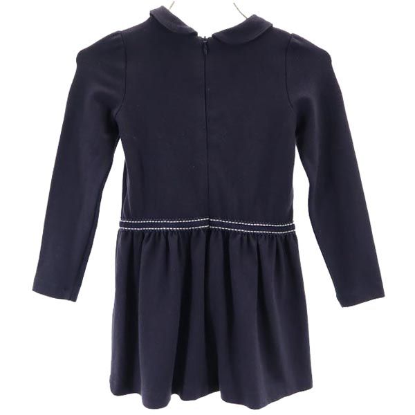 ARMANI JUNIOR アルマーニジュニア 長袖 ワンピース 3A 100ｃｍ ネイビー チュニック キッズ
