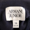 アルマーニジュニア 長袖 ワンピース 3A 100ｃｍ ネイビー ARMANI JUNIOR チュニック キッズ