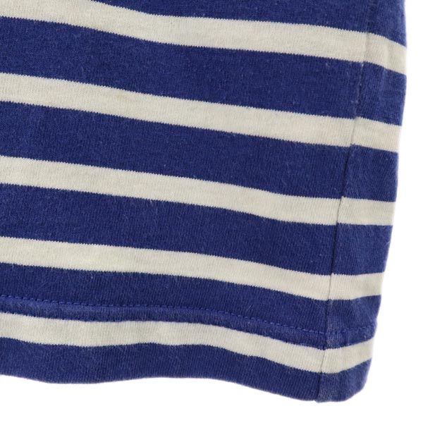 MARC BY MARC JACOBS マークバイマークジェイコブス ボーダー 長袖 ワンピース XS ブルー系 バックジップ レディース