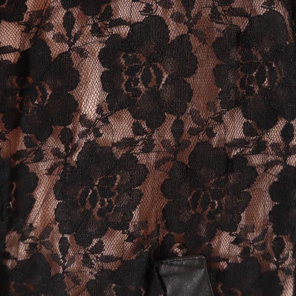 DIESEL ディーゼル ジップ ノーカラージャケット S ブラック系 ラインストーン メンズ