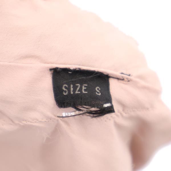 DIESEL ディーゼル ジップ ノーカラージャケット S ブラック系 ラインストーン メンズ