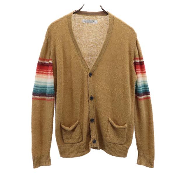 エオトト 長袖 カーディガン M ブラウン系 EOTOTO メンズ