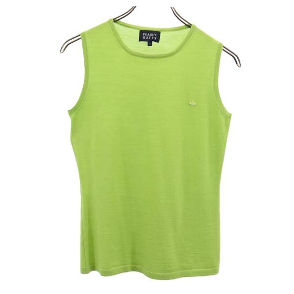 PEARLY GATES パーリーゲイツ ゴルフ 長袖 2点セット アンサンブル カーディガン 1 グリーン レディース