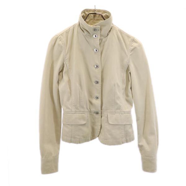 ARMANI EXCHANGE アルマーニエクスチェンジ ジップ ジャケット S ベージュ レディース