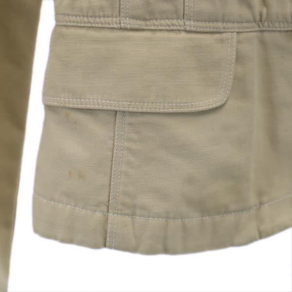 ARMANI EXCHANGE アルマーニエクスチェンジ ジップ ジャケット S ベージュ レディース