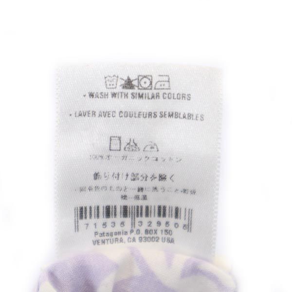 pataloha パタロハ 総柄 半袖 アロハシャツ 6 パープル系 Patagonia レディース